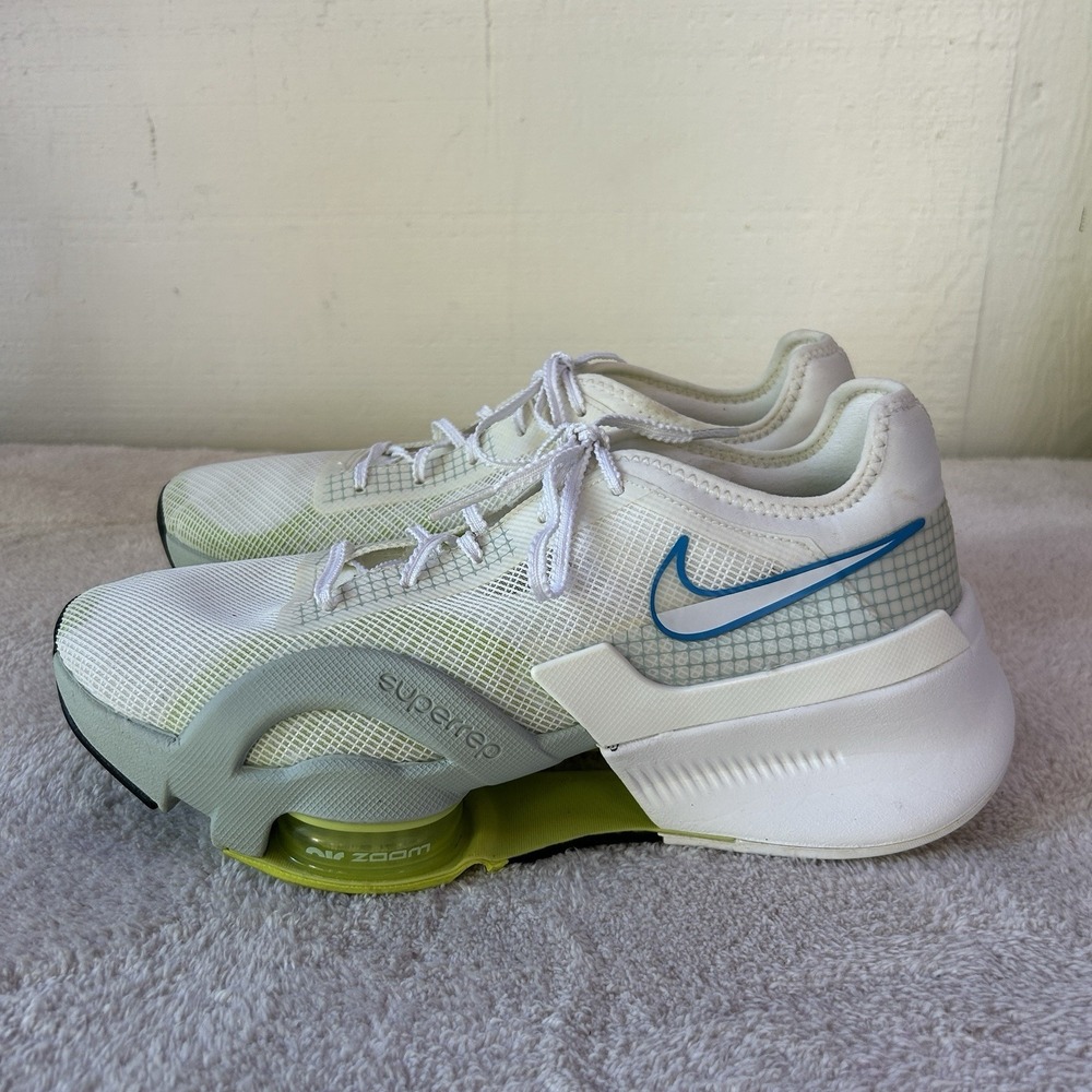 Nike Womens Air Zoom SuperRep 3 Premium DA9492- White Running Shoes Sneakers 8.5